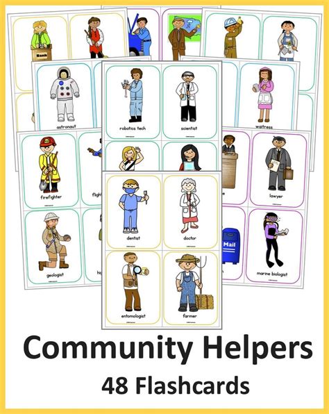 community helpers flashcards community helpers flashcards community