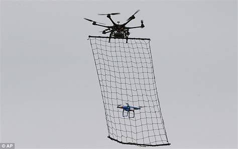 tokyo police reveal bizarre uav drone catcher daily mail
