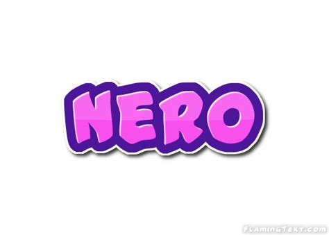 nero logo   design tool  flaming text