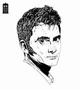 Who David Tennant Doctor Coloring Pages Dr Colouring Drawings Deviantart Getcoloringpages 10th sketch template