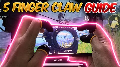finger claw guidetutorial  chinese players drillsreflexes close combat pubg mobile