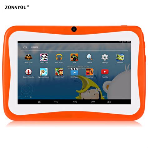 kids tablet pc quad core mbgb android wi fi tablet baby games designed