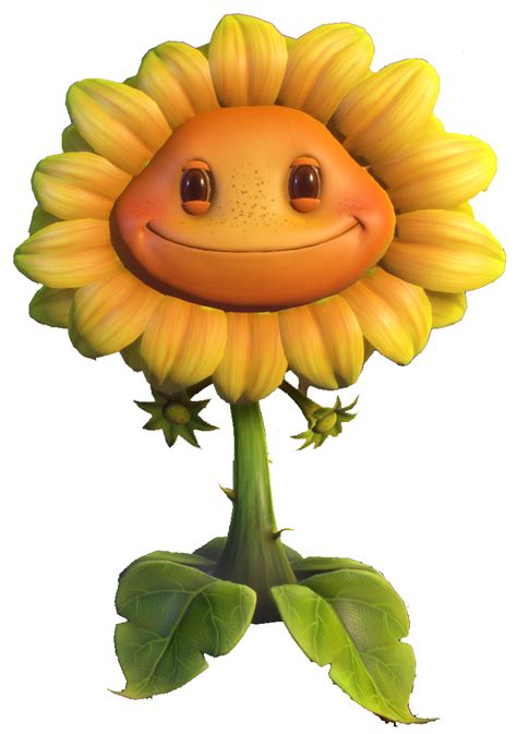 Image Hd Sunflower Gw2 Png Plants Vs Zombies Wiki