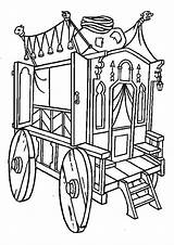 Colorear Caravane Gitan Carriage Carroza Esmeralda Bossu Hunchback Gobbo Disegno Clipartmag Gifgratis sketch template