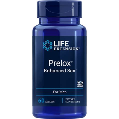 life extension prelox natural sex for men 60 tabs swanson health products