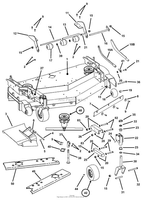 kubota zd mower deck parts diagram