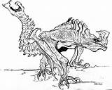 Kaiju Rim Coloring Otachi Godzilla Pre02 Leatherback Sketch Alike Grown Ups sketch template