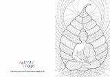 Buddha Card Activityvillage sketch template