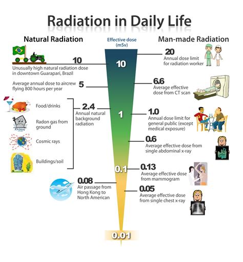 Radiation Exposure Limits Chart