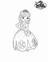 Sofia Princess Dress Coloring First Drawing Netart Print Color Getdrawings sketch template
