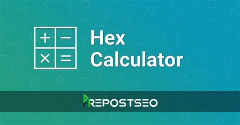 hex calculator hex addition subtraction multiplication