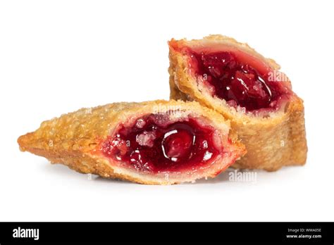 A Cross Section View Of The Hot Cherry Pie From Mcdonald S