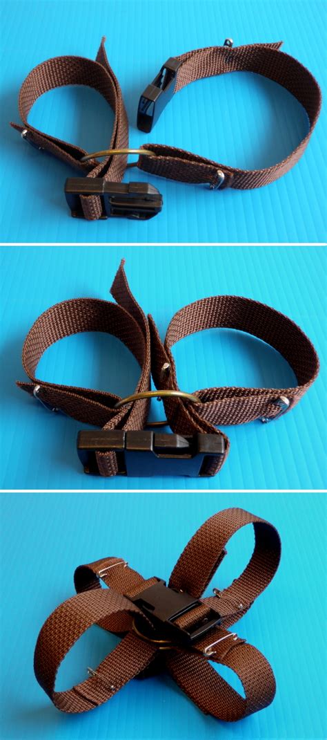 two part diy belt transforms into full set of bondage gear