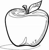 Coloring Apple School Wecoloringpage Pages sketch template