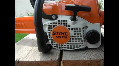 Stihl Ms170 Chain Tensioner Part 1 2 Youtube