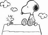 Coloring Snoopy Peanuts Mr sketch template