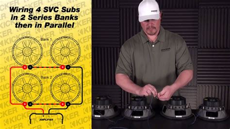 subwoofer wiring   ohm svc subs  series parallel youtube
