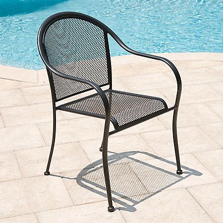 commercial wrought iron bistro chairs  pk sams club