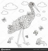 Kleurplaat Ooievaar Stork Categorieen Storks Kies Ooievaars Leuke Animatiefilm Bekijk sketch template