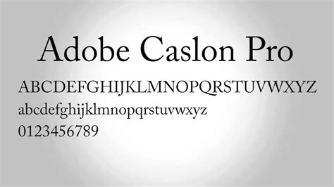 caslon font  word damerauthentic