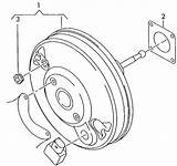 Brake Servo 2006 Volkswagen Eos Vw Booster sketch template