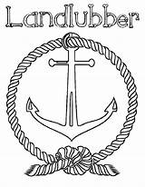 Anchor Coloring Pages Navy Template Getdrawings Printable sketch template