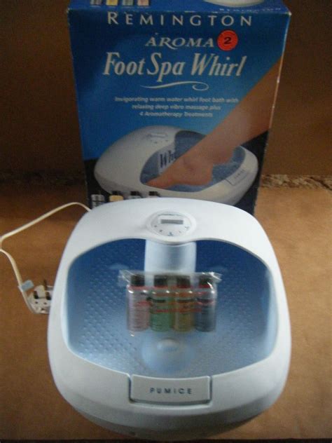 remington aroma foot spa whirl boxed  excellent condition