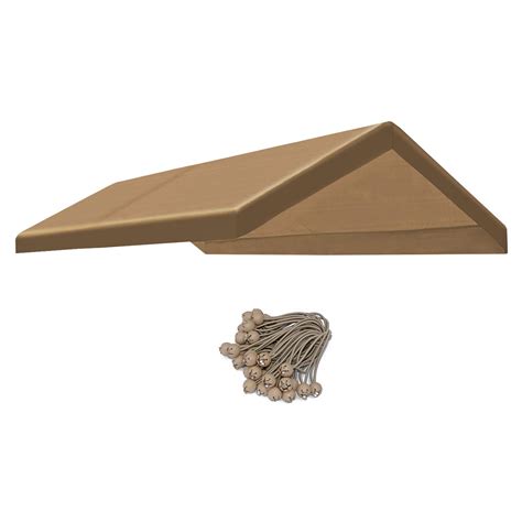 buy yardgrow  ft heavy duty carport replacement canopy cover garage shelter tan