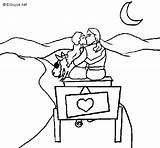 Honeymoon Coloring Pages Choose Board sketch template