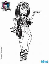 Cleo Nile Coloring Pages Monster High Egyptian Hellokids Color Print Online Sheets Doll Book Visit sketch template