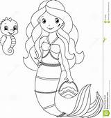 Coloring Mermaid Princesses 21x29 Pdi Heroes sketch template