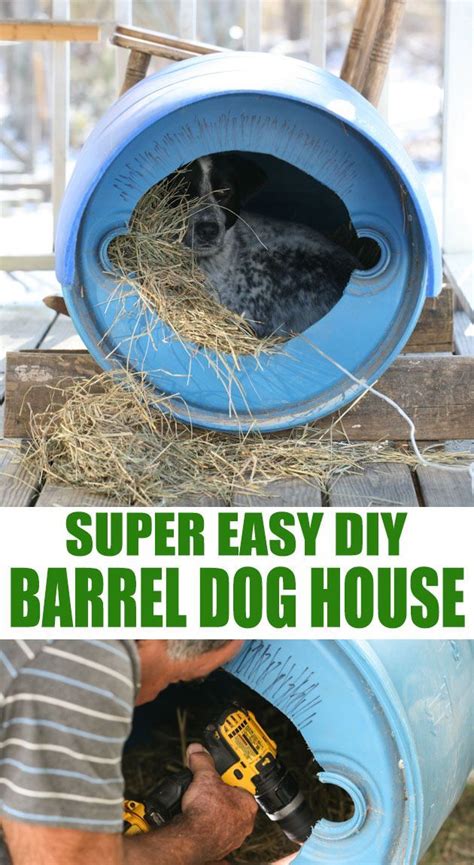 diy barrel dog house barrel dog house build  dog house dog house plans