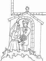 Marriage Occasions Eglise Colorier sketch template