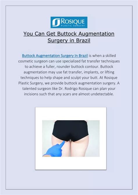 Ppt Get Buttock Augmentation Surgery In Brazil Powerpoint