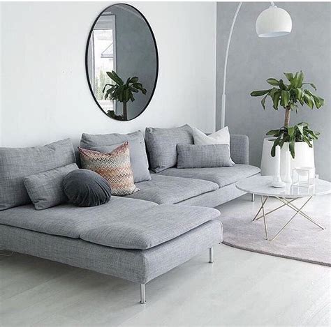 ikea soederhamn soffa living room decor gray home living room living room designs decor room