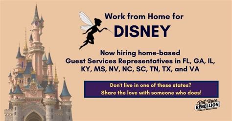 work  home  disney guest services reps  states rat race rebellion