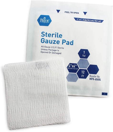 medpride    sterile gauze pads  wound dressing  pack