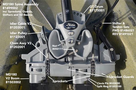 hobie mirage drive parts diagram