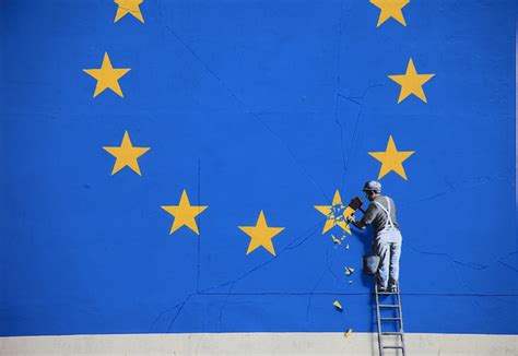banksy comments  brexit  dover art   state