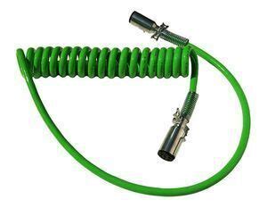 abs heavy duty green   truck trailer electrical coiled cable products  autoline