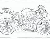 Colouring Pages Motorcycle Coloring Adult Honda Cbr Illustration Printable sketch template
