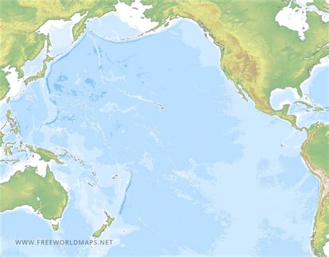 maps   pacific ocean