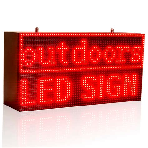 buy cm red strong programmable led sign