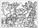 Zoo Coloring Pages Animals Printable Animal Kb Drawing sketch template