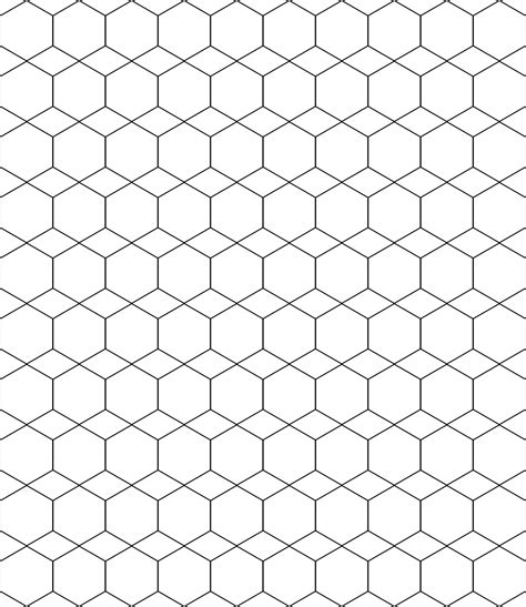 clipart regular hexagon pattern