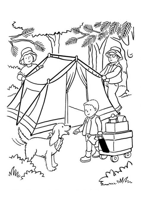 pin  christy  coloring camping coloring pages preschool coloring