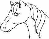 Horse Coloring Head Print Getdrawings Pages sketch template