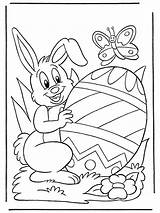 Conejo Pascua Pintar Mariposa Huevo sketch template