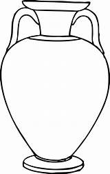 Materiali Anfora Amphora Greca Vase Urn Colouring sketch template