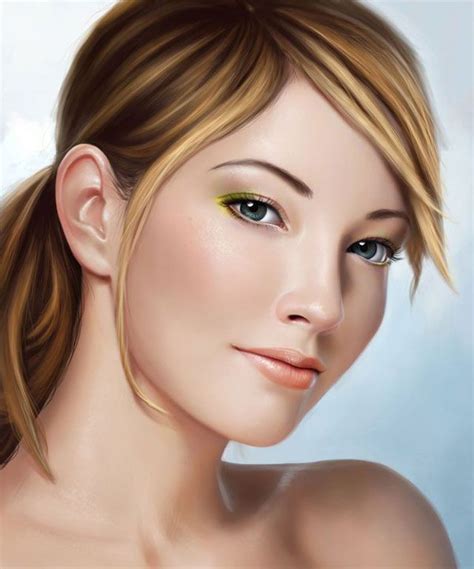 spectacularly beautiful amazing digital painting portraits